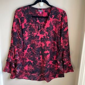Vince Camuto flowery blouse